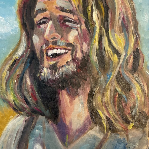 Jesus Laughing - Etsy