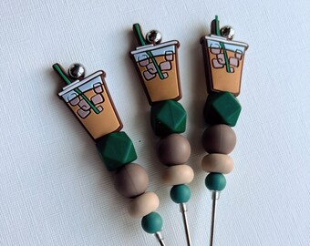 Iced Coffee Cup Cookie Scribe, Dessert Scribes, Decorating Scribes, Beaded Scribes, Clay Tools, Fondant Tools