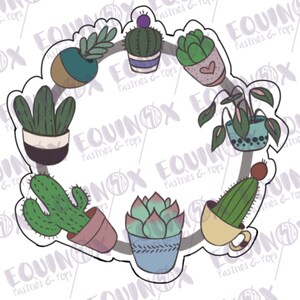 Succulent Wreath Cookie Cutter - Wreath Cookie Cutter - Succulent Cutter - Clay Cutter, Fondant Cutter