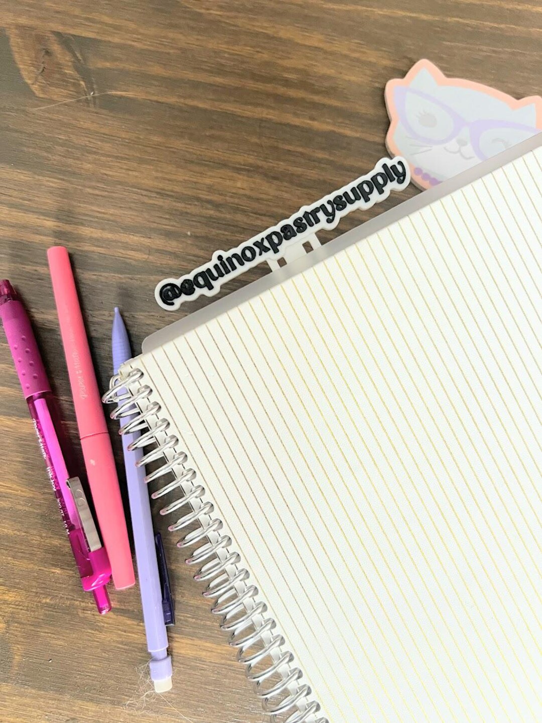 Instagram Handle/business Name Custom Bookmark | Marketing Social Media ...