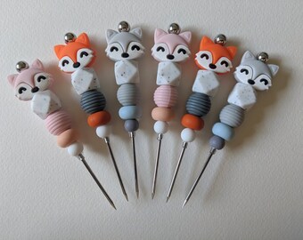 Fox Cookie Scribe, Cute Animal Scribes, Decorating Scribes, Beaded Scribes, Clay Tool, Fondant Scribes