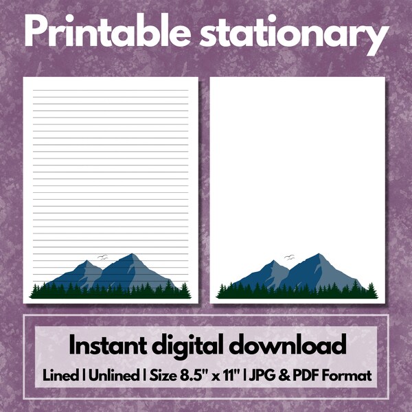 Digital Stationary - Etsy