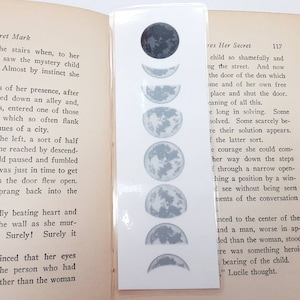 Moon Cycles Phases Bookmark, Read, Bookmark image 1