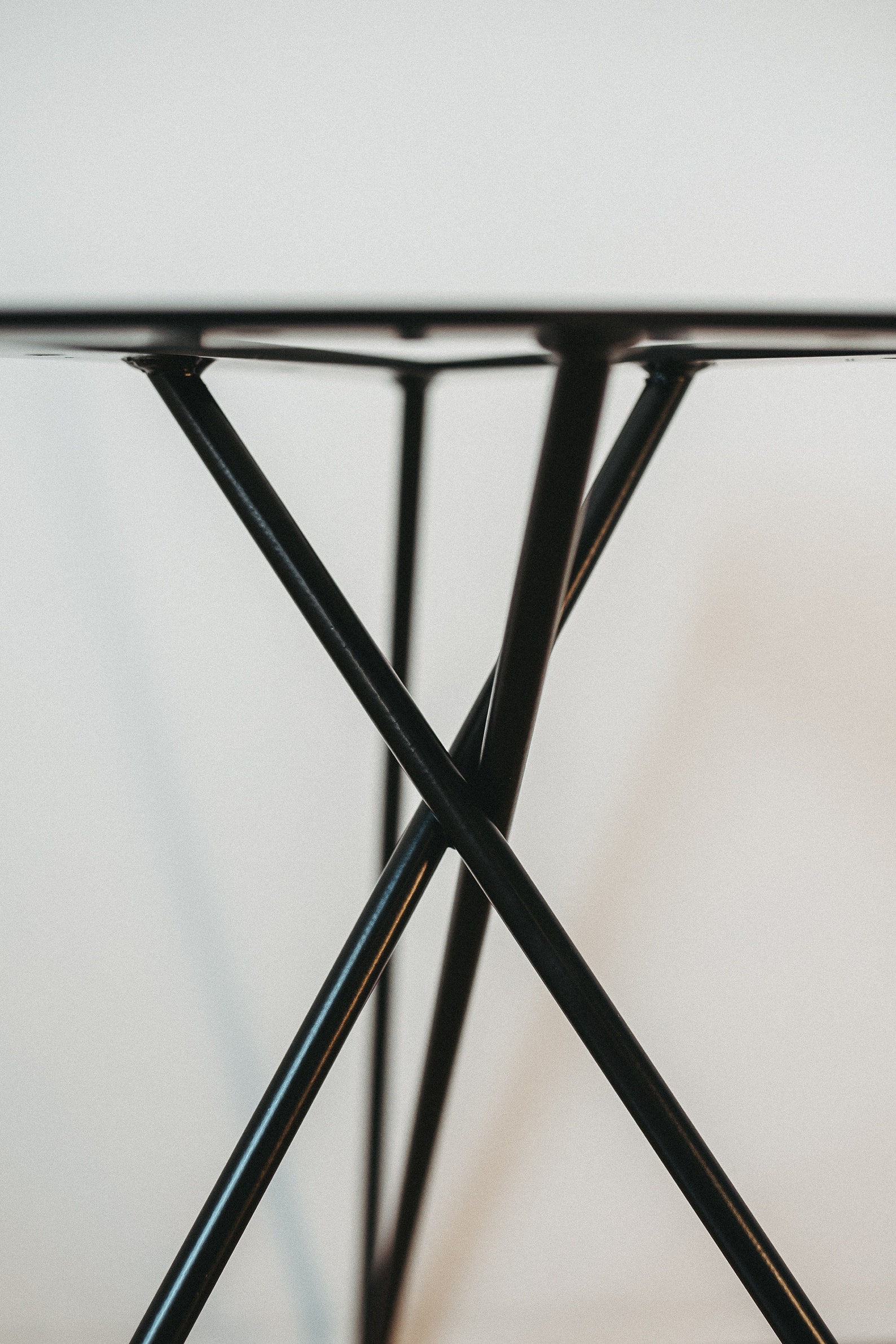 Metal Table Leg for Heavy Round Table Top Metal Hairpin Etsy