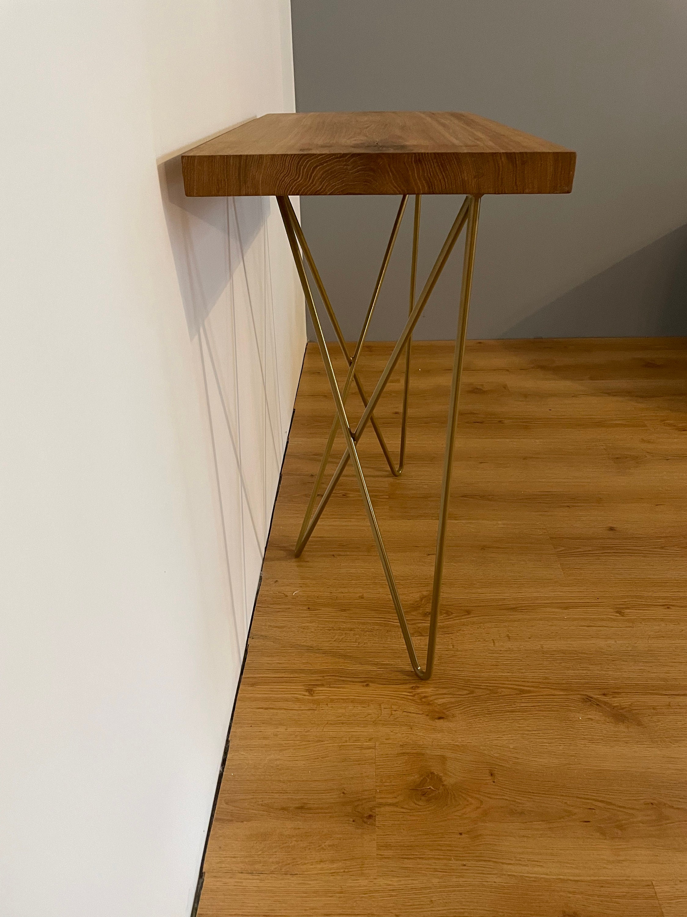 Console Table Leg Gold Metal Leg for Console hairpin Leg Etsy UK