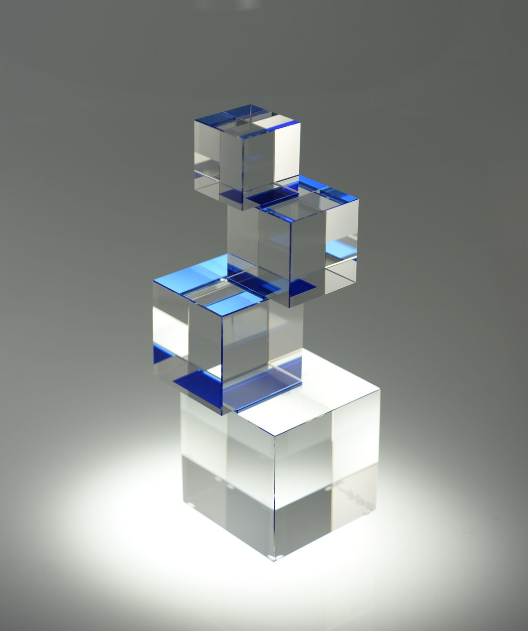 Optical Glass Sculpture Etsy