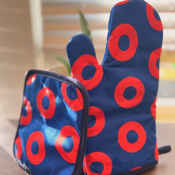 Phish Donut Oven Mit & Potholder Set