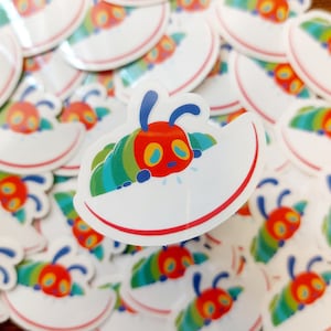 Very Hungry Caterpillar - Clear Sticker