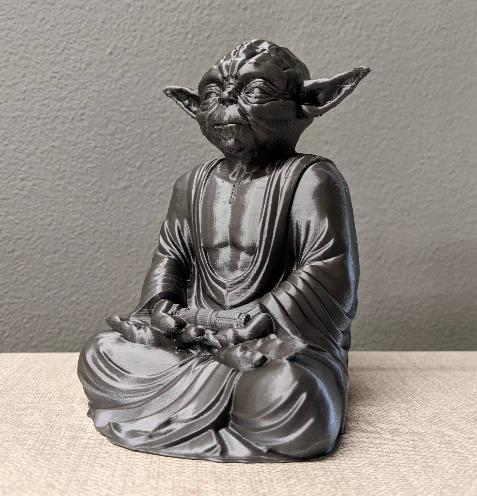 New Yoda Buddha Figure Inspired by Star Wars Etsy