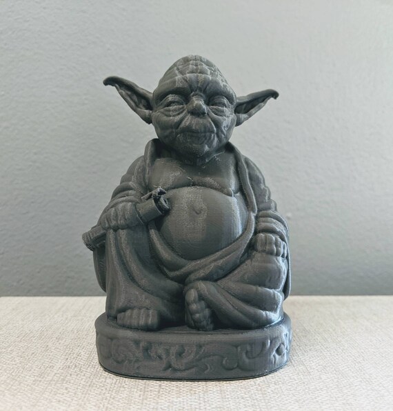 Yoda Buddha Figure inspired by Star Wars Etsy