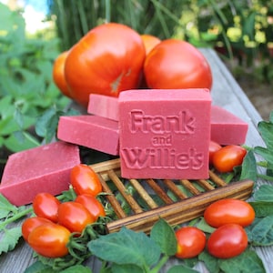 Jabón para tez de tomate