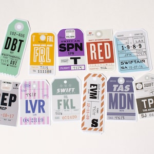 Eras Tour Travel Luggage Tag Stickers