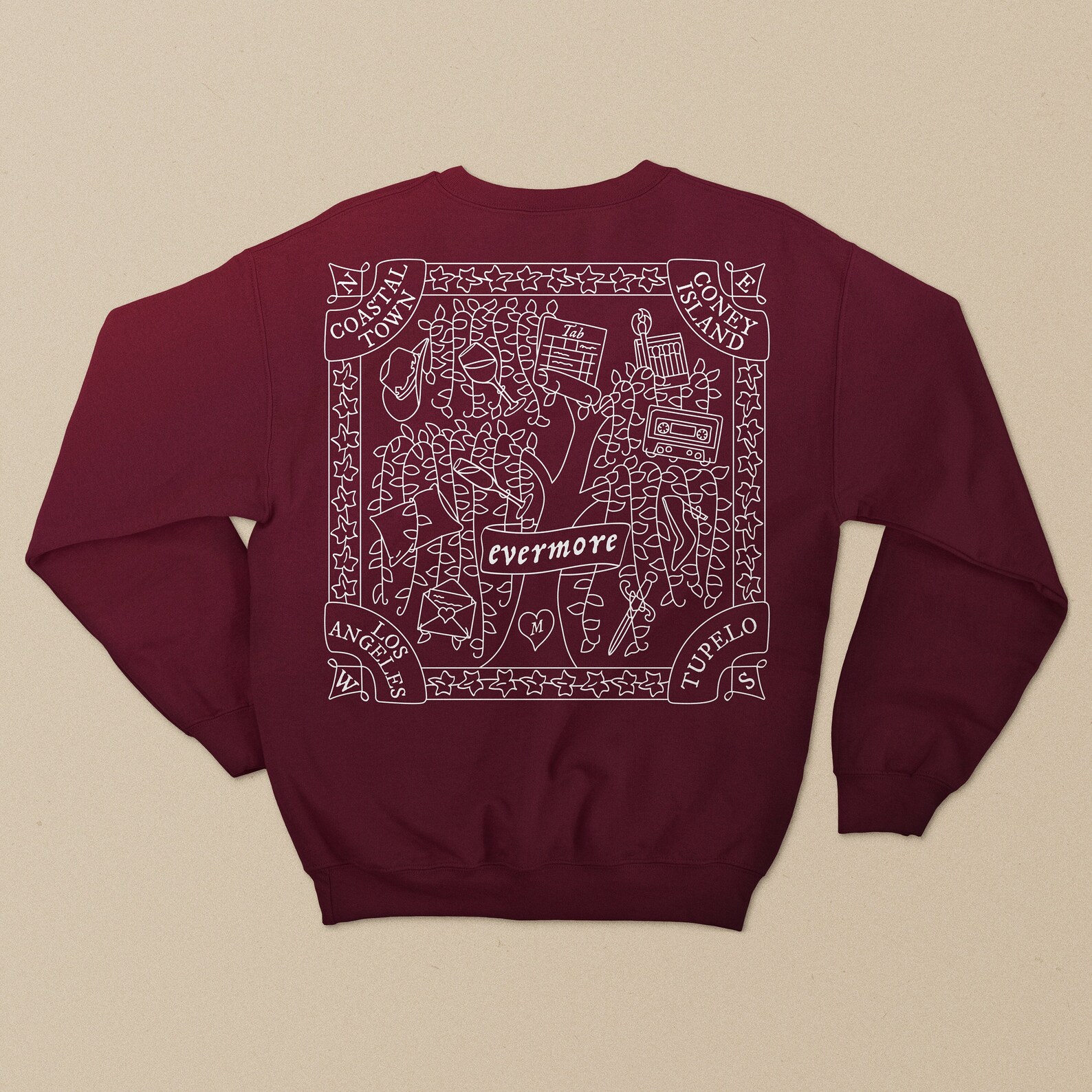 taylor swift eras sweatshirt evermore