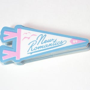 New Romantics Surf Skate Shop Sticker