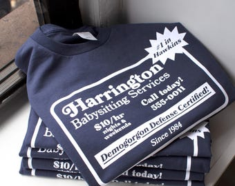 Steve Harrington Babysitter Service Shirt