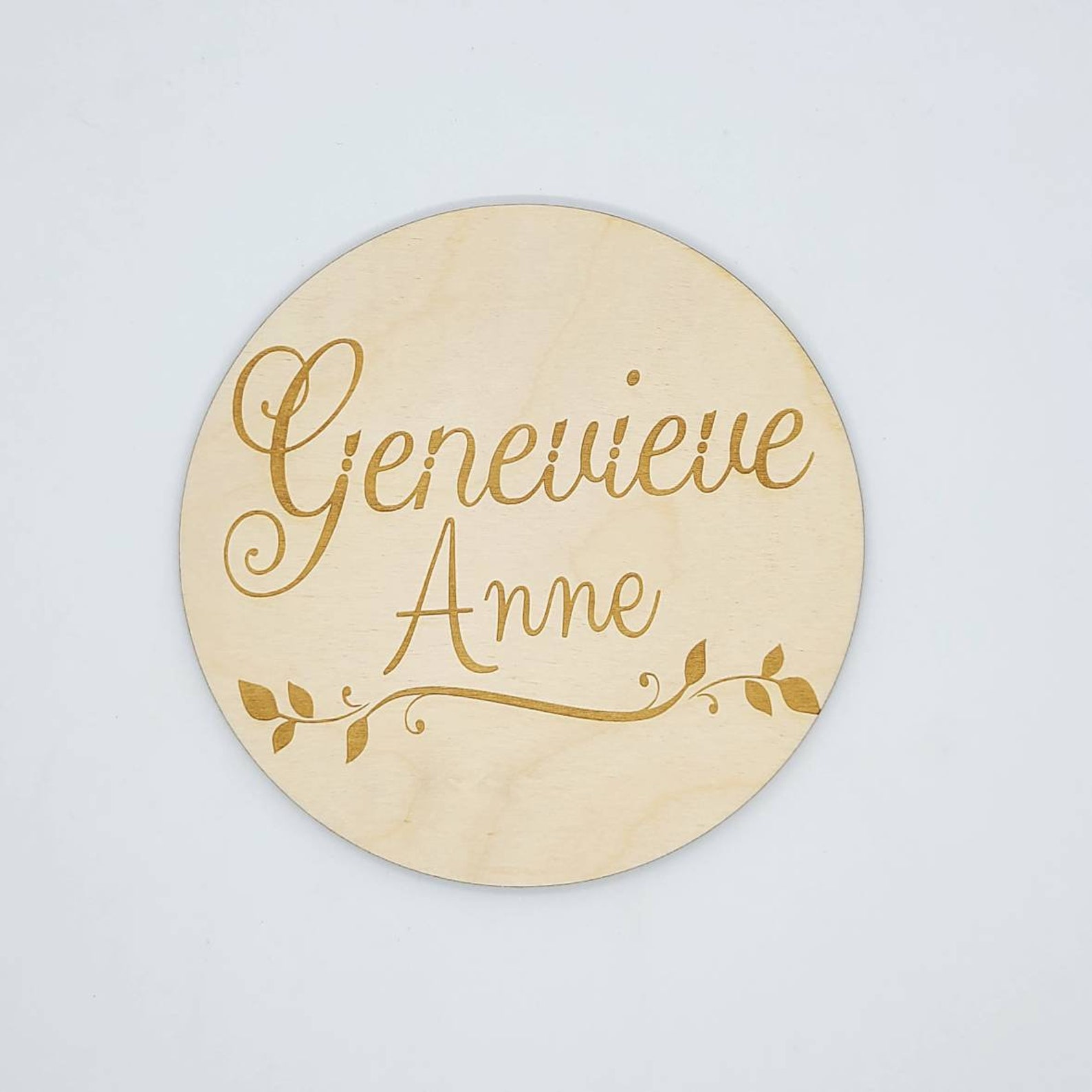 Newborn Name Plate Newborn Photography Prop Wooden Name Plate Baby