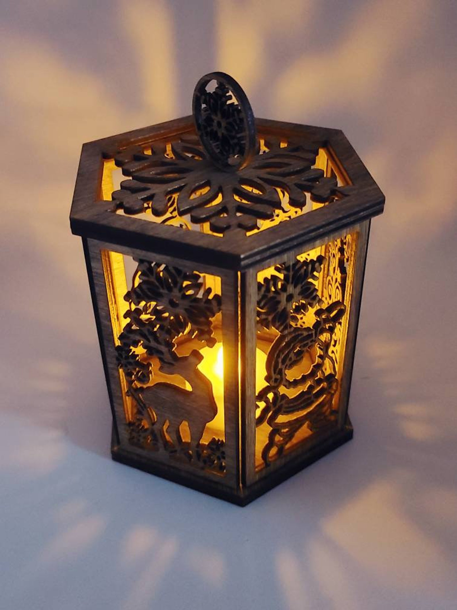 Christmas Lantern LED Lantern Christmas Decor Christmas - Etsy