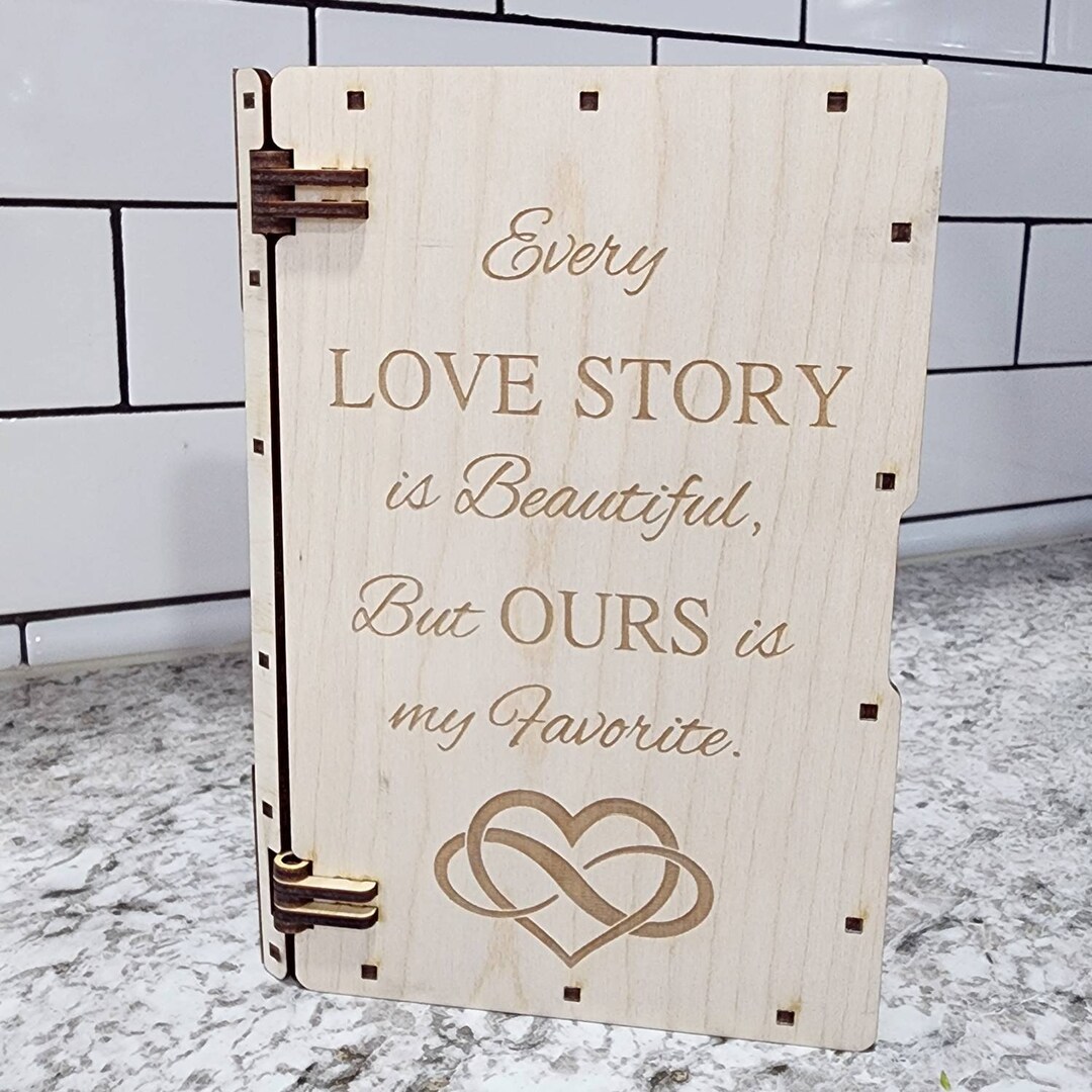 Wooden Memory Box Book Box Storage Box Keepsake Box Anniversary Gift