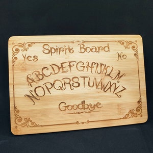 Spirit Board Cutting Board - Charcuterie Board - Housewarming Gift - Spiritual Decor - Cheese Board - Snack Tray - Kitchen Decor