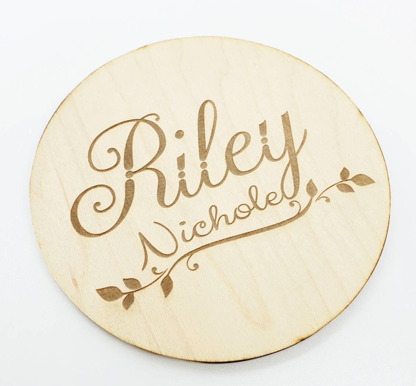 Newborn Name Plate Newborn Photography Prop Wooden Name Etsy