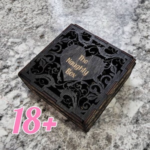 Adult Naughty Box - Valentine Gift - Mature Game - Couples Game - sexy gifts for him - sexy gifts for her - Bang Box - Naughty Tokens