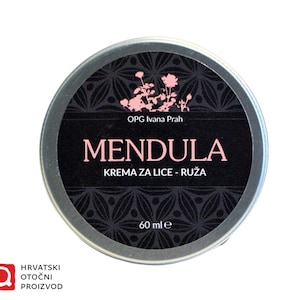 Face cream - rose, normal skin