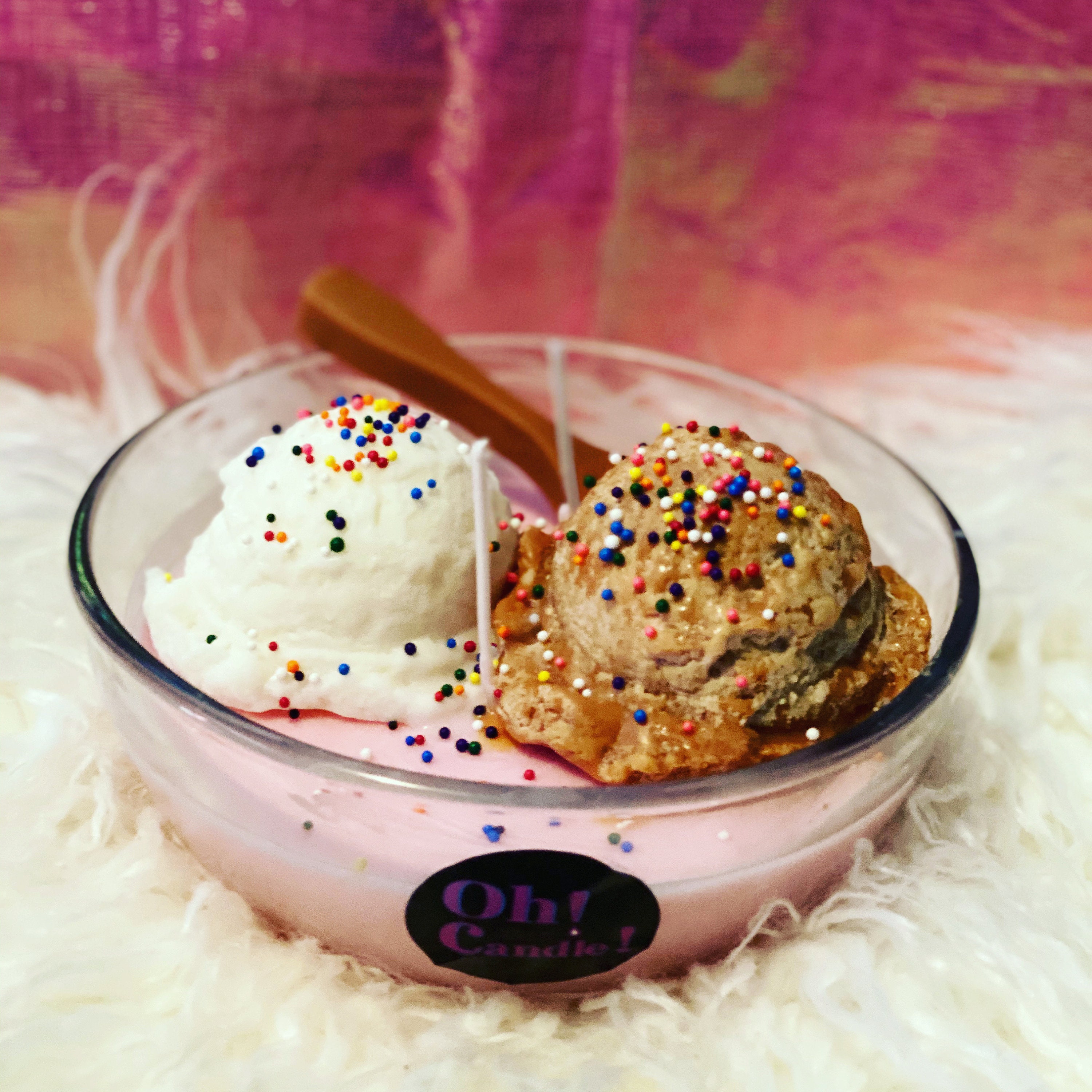 2 scoop ice cream bowl Etsy