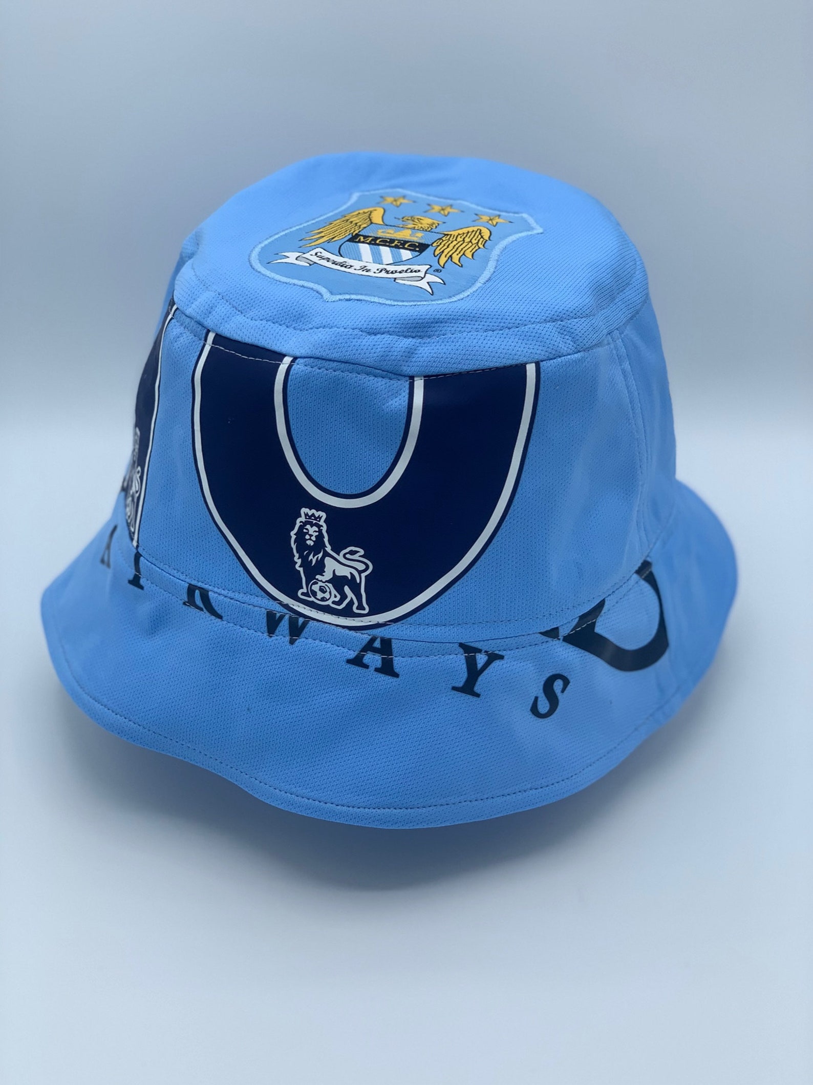 Aangepaste Manchester City Bucket Hat Etsy