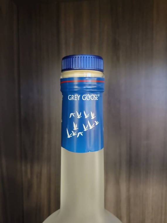 Grey Goose Vodka Empty Bottle 1.75 Liter & 750ml Original Cork, Display Bar  Ware