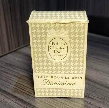 Vintage Christian Dior Huile Pour Le Bain Diorissimo 1 Fl Oz Perfume - Ruby  Lane