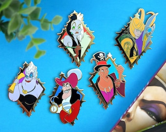 Dinsney Villains Enamel Pins (series 2)