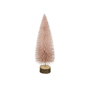 Pink Bristle Tree (26.5cm)  | Christmas Decor | Festive Ornaments