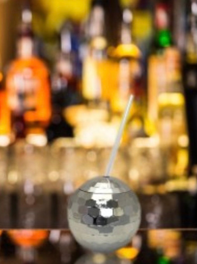 Disco Ball Mirror Ball Drinks Cup A Drinking Ball Cup to Etsy
