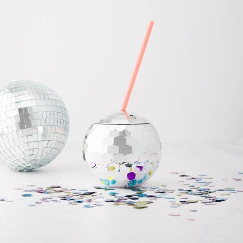 Disco Ball Mirror Ball Drinks Cup A Drinking Ball Cup to Etsy