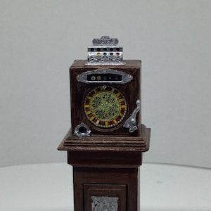 1:12 scale "Ben Hur" Miniature Vintage Slot Machine