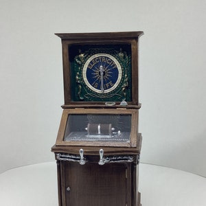 1:12 scale - "Electricity Is Life" Vintage Miniature "Therapy" Machine (MADE TO ORDER)