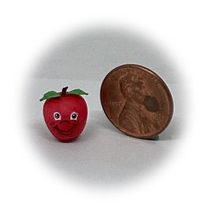 Made-To-Order Fisher-Price "Happy Apple" Chime Ball Toy (1:12 scale for your dollhouse)