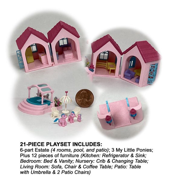 Pony's House LITTLE 21-piece 