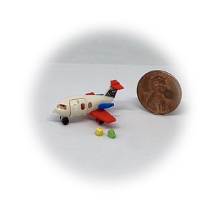 Tiny Fisher-Price Fun Jet (1:12 scale miniature) for your dollhouse