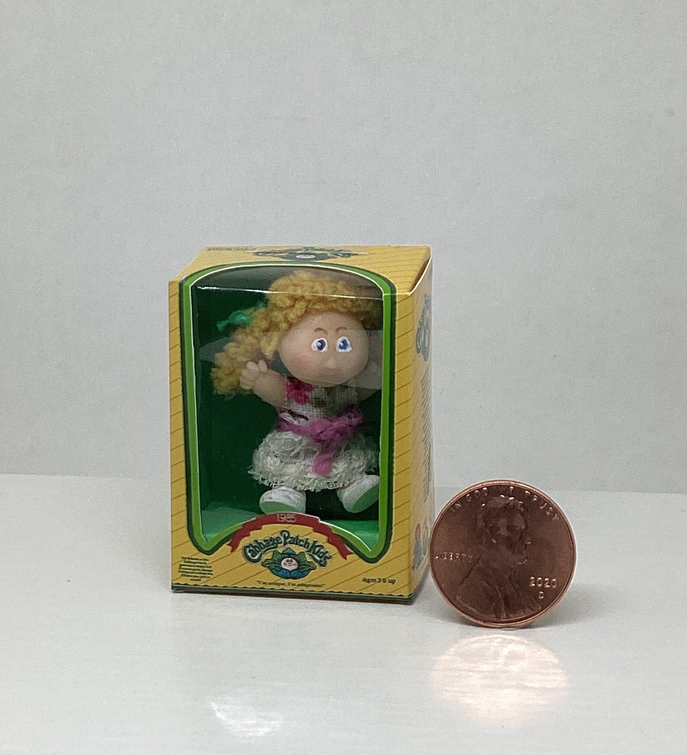 Crop 2 Tiny Cabbage Patch Dolls in Box 112 Scale for Your Etsy