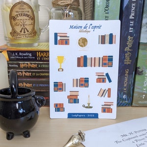 Foglio di adesivi - Casa dello spirito, Biblioteca