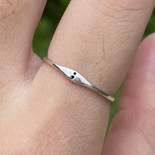 DNA Double Helix Ring Biology Jewelry Silver DNA Ring Science Etsy