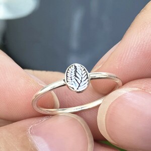 925 silver fern leaf ring,Plants leave ring,Woodland jewelry,Nature leaf Jewelry