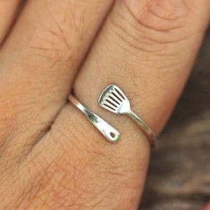 925 silver kitchen spatula ring,kitchen jewelry,Kitchen Utensils,cookery jewellery,chef jewellery