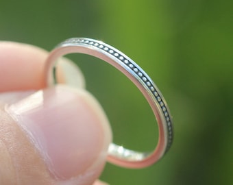925 silver thin band ring,dainty Stackable ring
