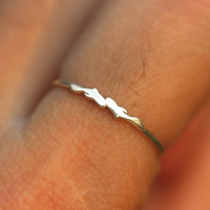 925 silver fish ring