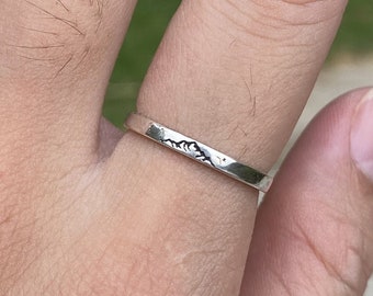 925 silver mountain ring,mountains are calling,band ring,mountain jewelry,mountain range ring