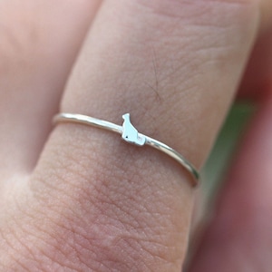 925 silver dog ring