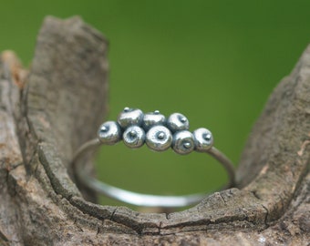 925 silver 3d apples ring