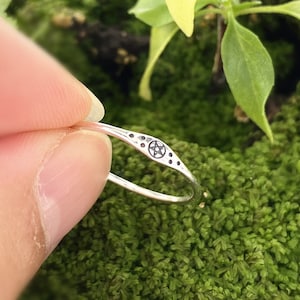 925 silver star ring
